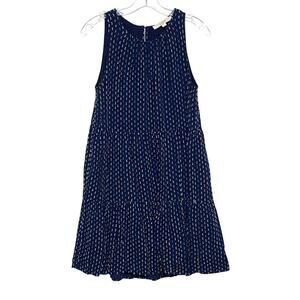Loft Clip Tiered Dress Womens S Flowy Summer Colorful Peasant Beach Coastal Boho